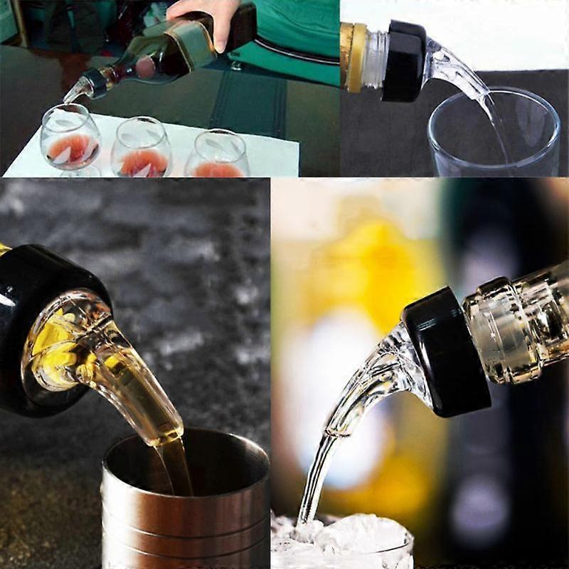 Portable 20/30ml Quantitative Wine Pourer Alcohol Measuring Flow Pourer Liquor Spirit Nip Wine Cocktail Dispenser home Bar Tool