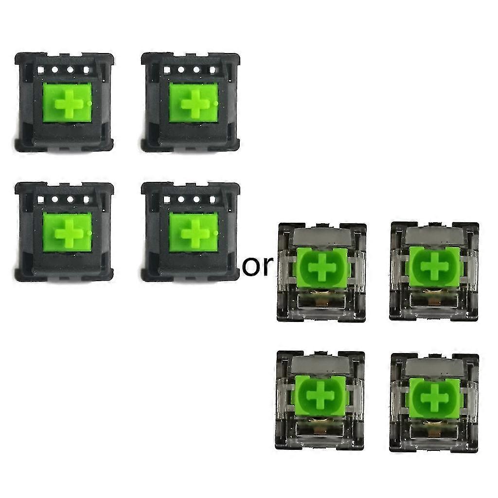 4 Pieces Green Rgb Switches For Razer Gaming Mechanical Keyboard Switches