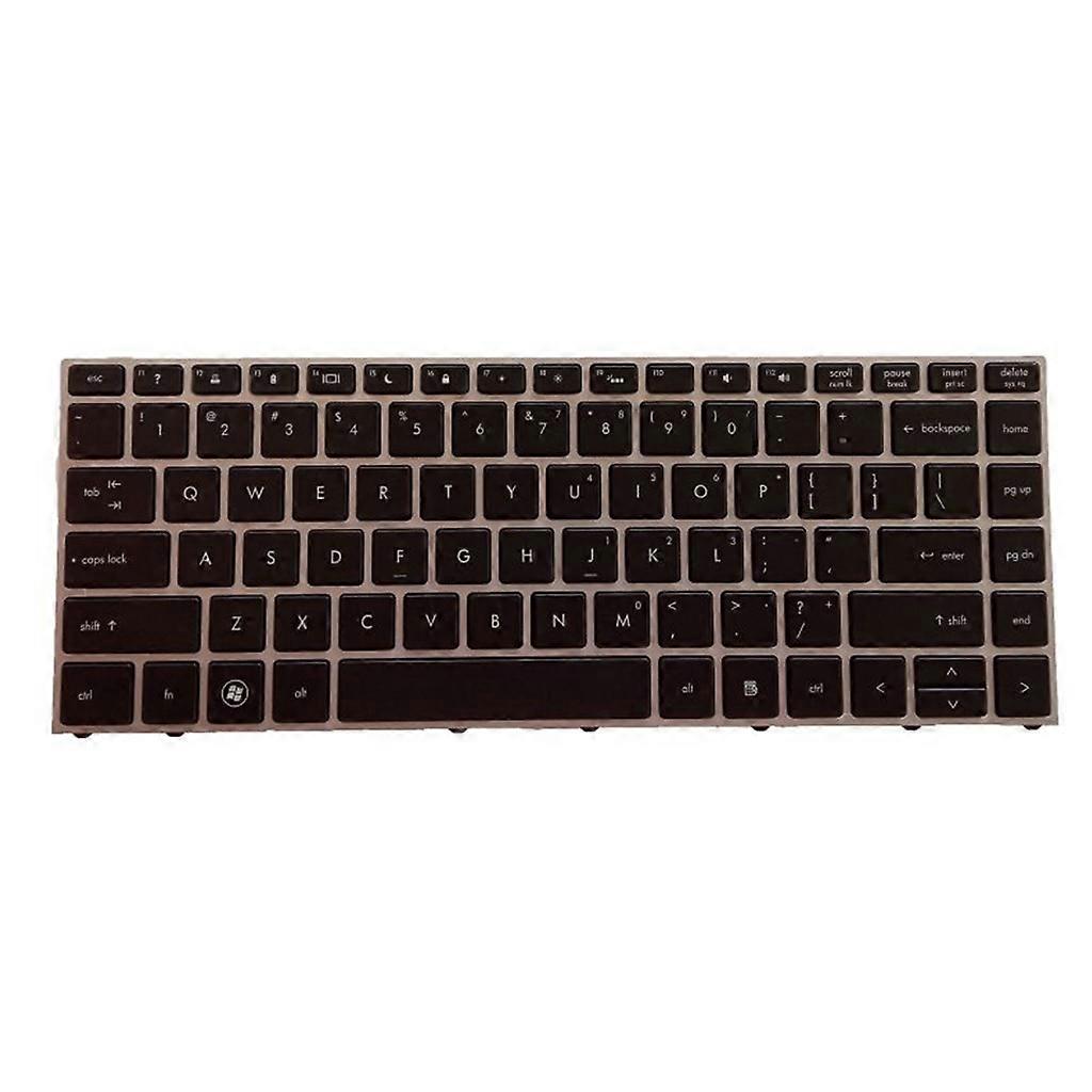 للوحة مفاتيح الكمبيوتر المحمول الإنجليزية HP Probook 5330 5330M ، إطار فضي بتخطيط الولايات المتحدة