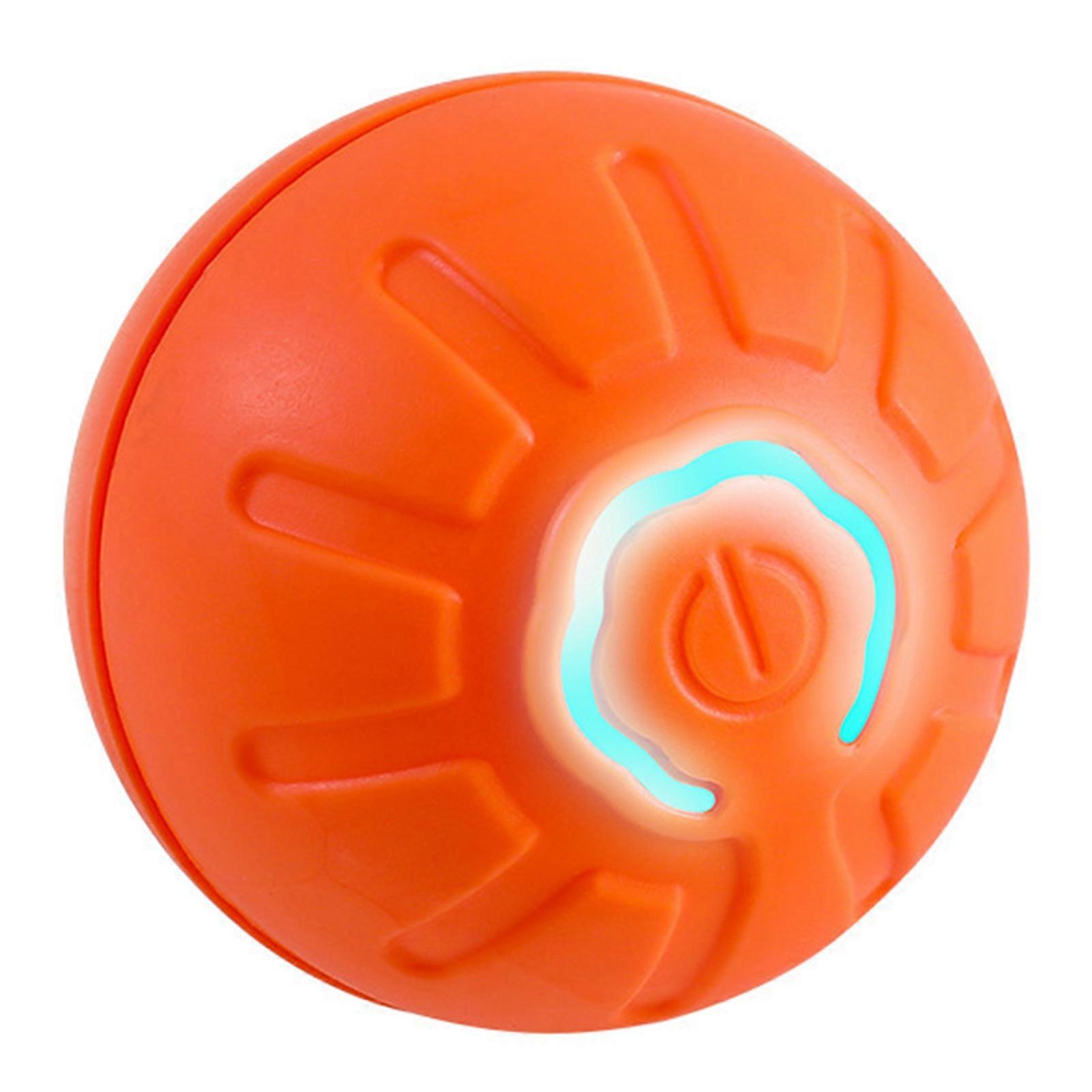 Interactive Cat Ball Toy, Intelligent Cat Toys with LED Lights, Automatic Moving Rolling Ball for Indoor Kitten, Kitten Automatic Toy