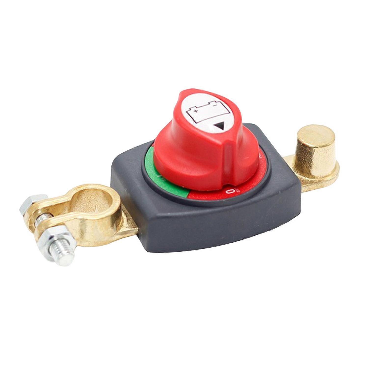 Interrupteur De Déconnexion Batterie Voiture 12-48V - Rotatif, 275A, Poteau Latéral, Pour Couper L'alimentation