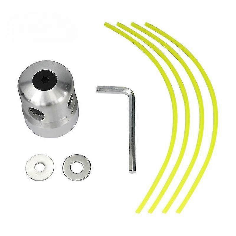Aluminium Fadenkopf Rasentrimmer Kopf Doppelfadenkopf Fadenspule Nylonfaden Fr Motorsense Rasentrimmer Freischneider Ssxjv