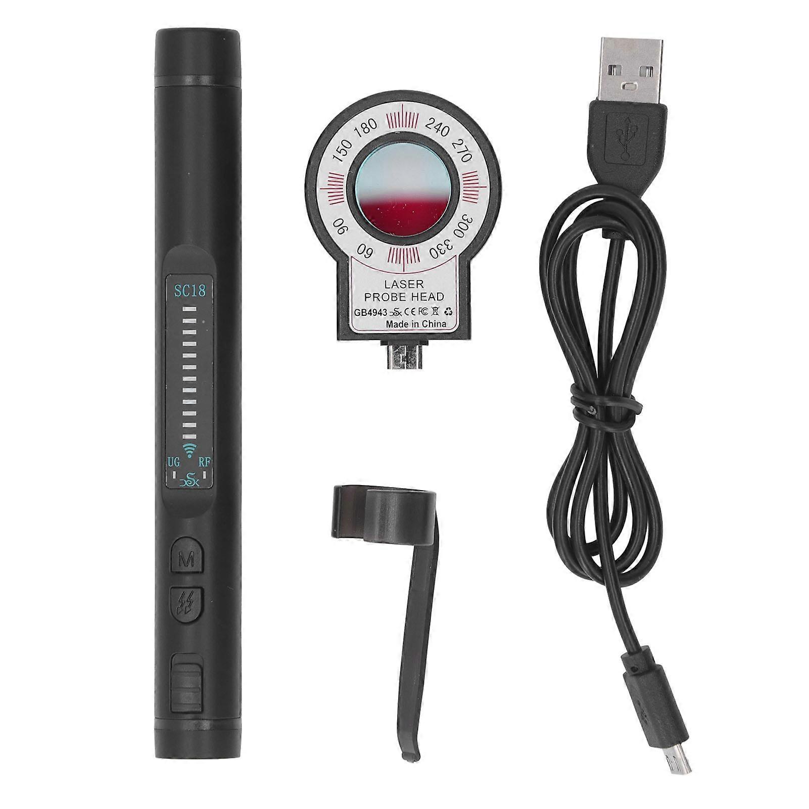 Portable Bug Camera Detector with Adjustable Sensitivity for Privacy Protection 100MHz-8GHz