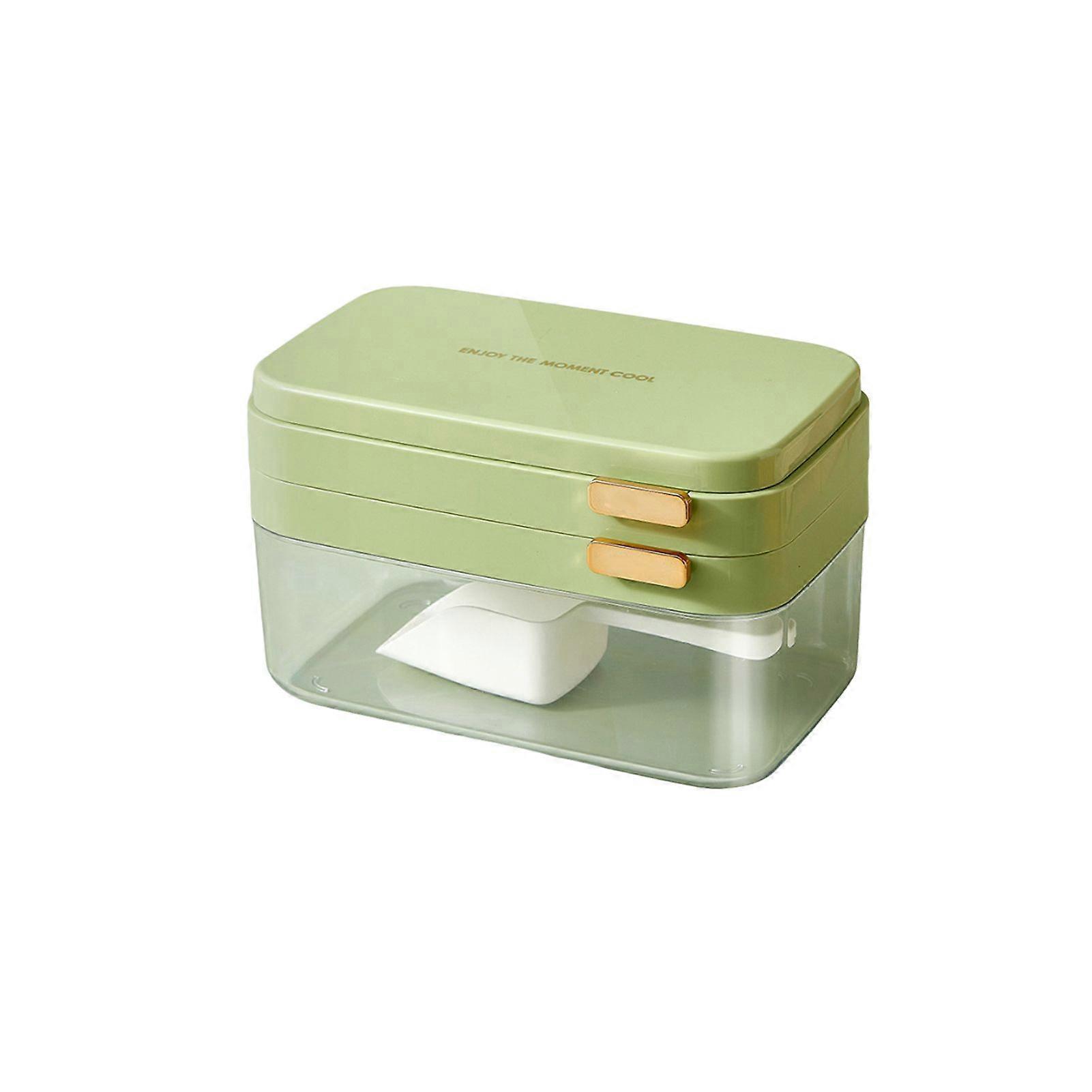 Ice Cube Tray with Lid & Bin Easy-Release Ice Cube Maker Ice Mold for Freezer Easy to Clean Ice Bucket Scoop Set