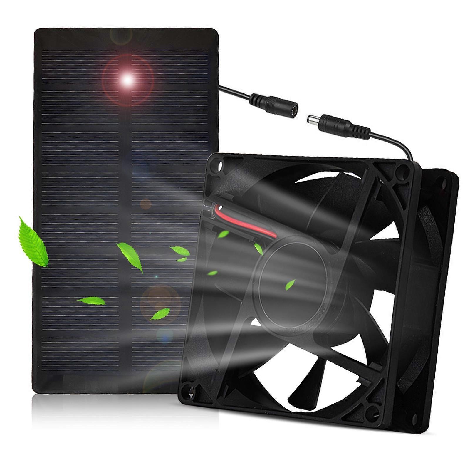 Solar Powered Fan for Outdoor Campin Small Solar Fan with Solar Panel Fan Kit 3000 RPM IP65