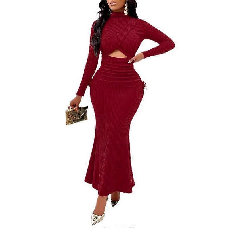 Women's New Fall Crew-neck Dress