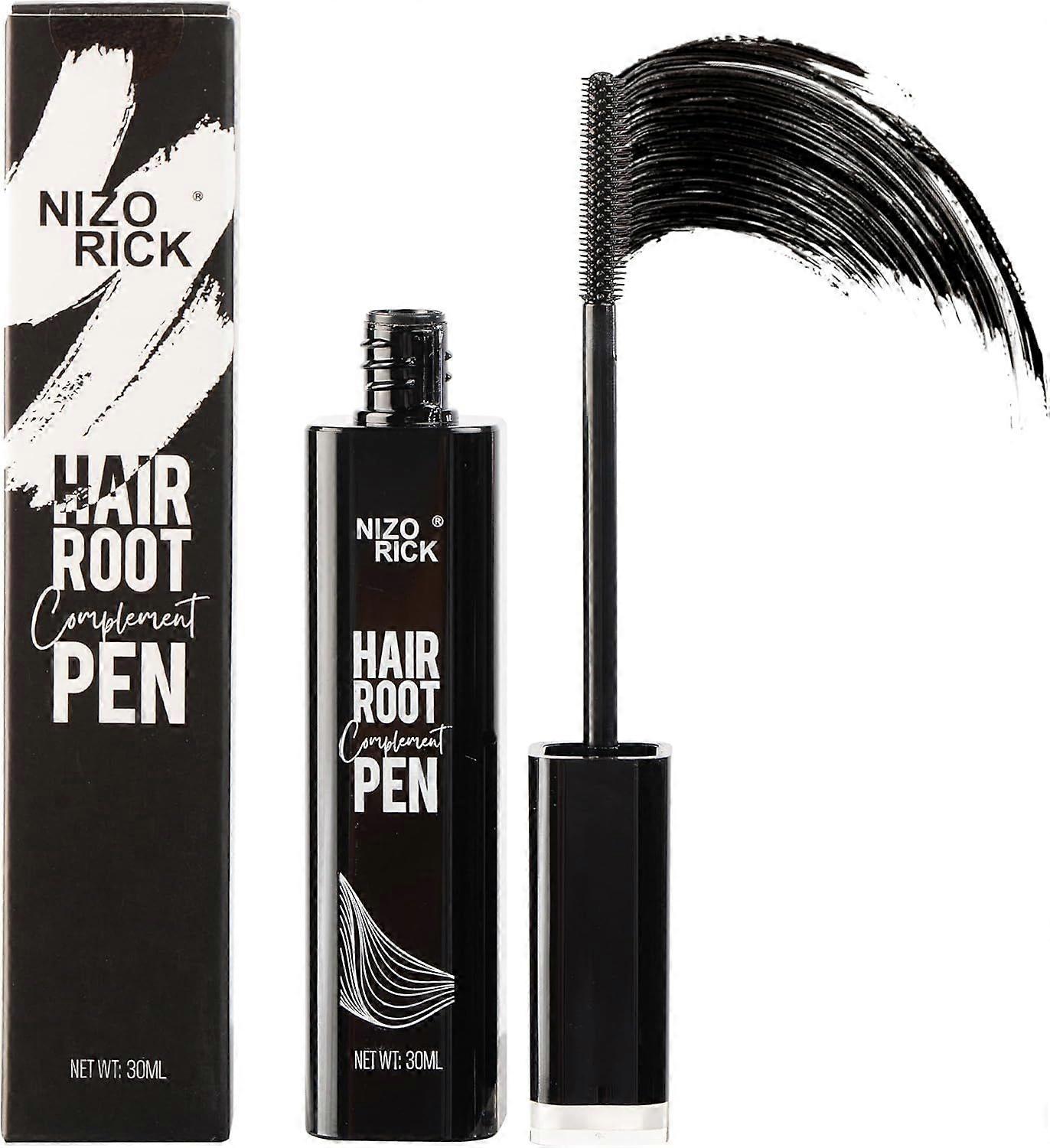 Quick Root Touch Up Hair Color Temporary Gray Concealer Cover Up Brush for Gray Coverage for Hair and Beard 30ml