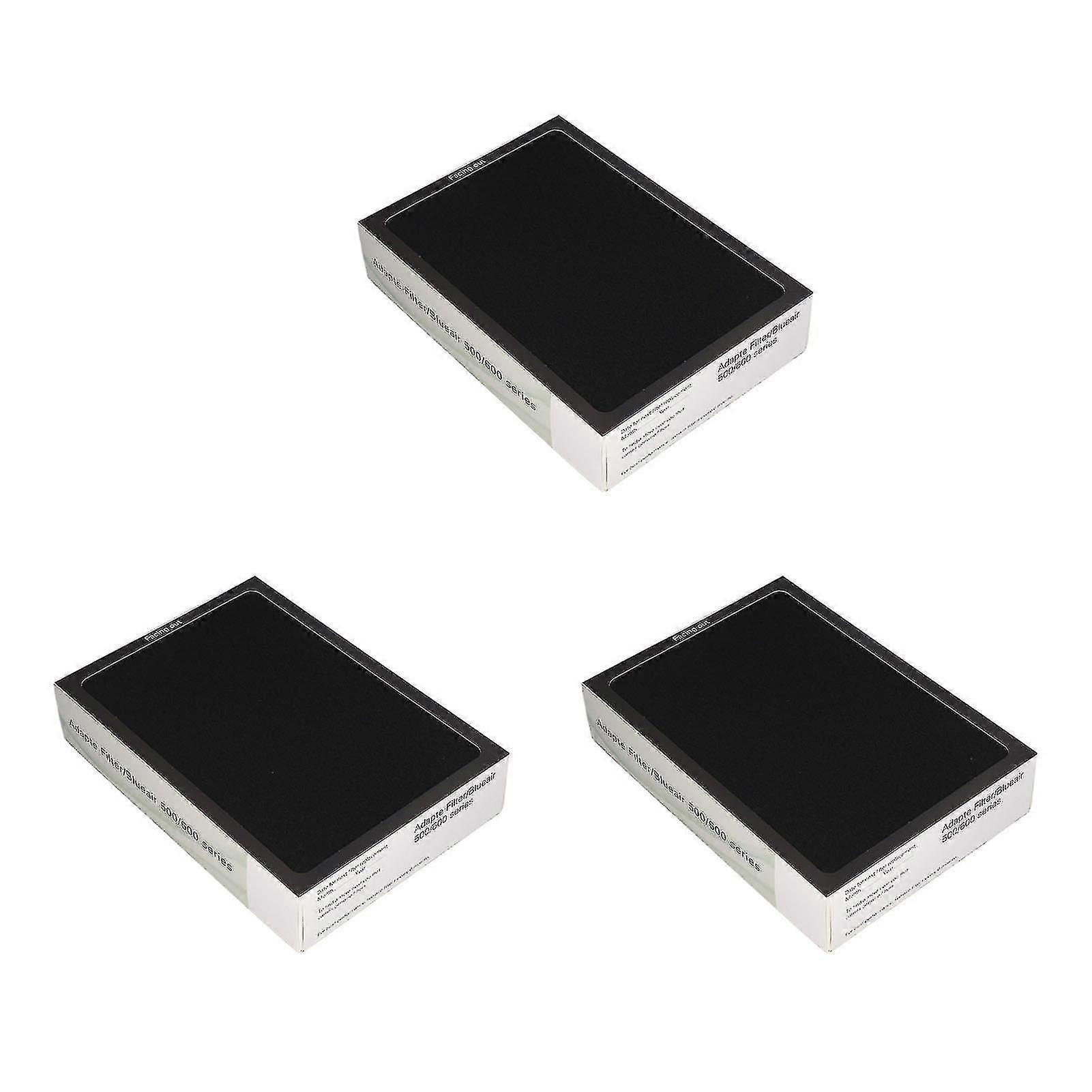3 Pcs Air Purifier Filter Efficient Powerful Disposable Particle Filter Replacement For Blueair 500 600 Series
