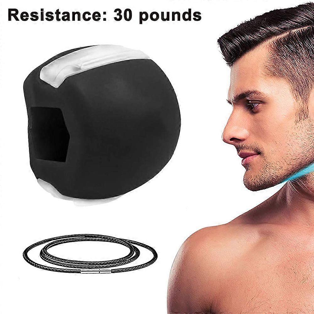 30/40/50 lbs Jawline Trainer Jaw Exerciser, Face and Neck Exerciser, Portable Jawline Exerciser, Face Toning Ball zur Definition Ihrer Jawline