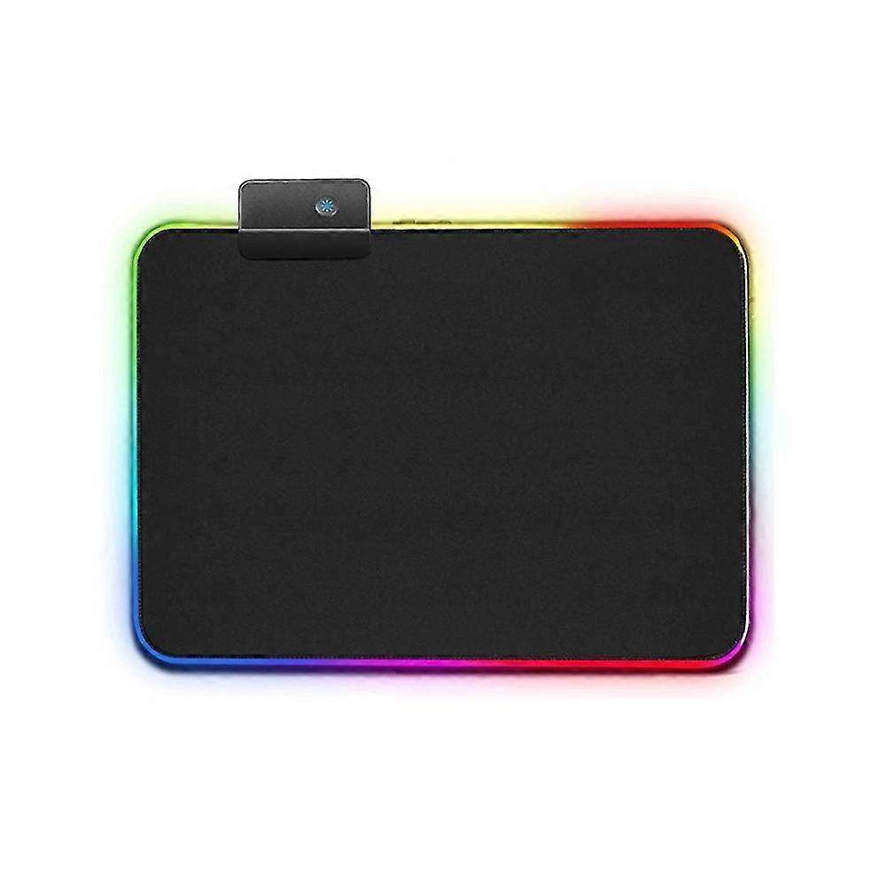 LED Luminous Colorful Lights RGB Gaming Mouse Pad Keyboard Mat for Computers