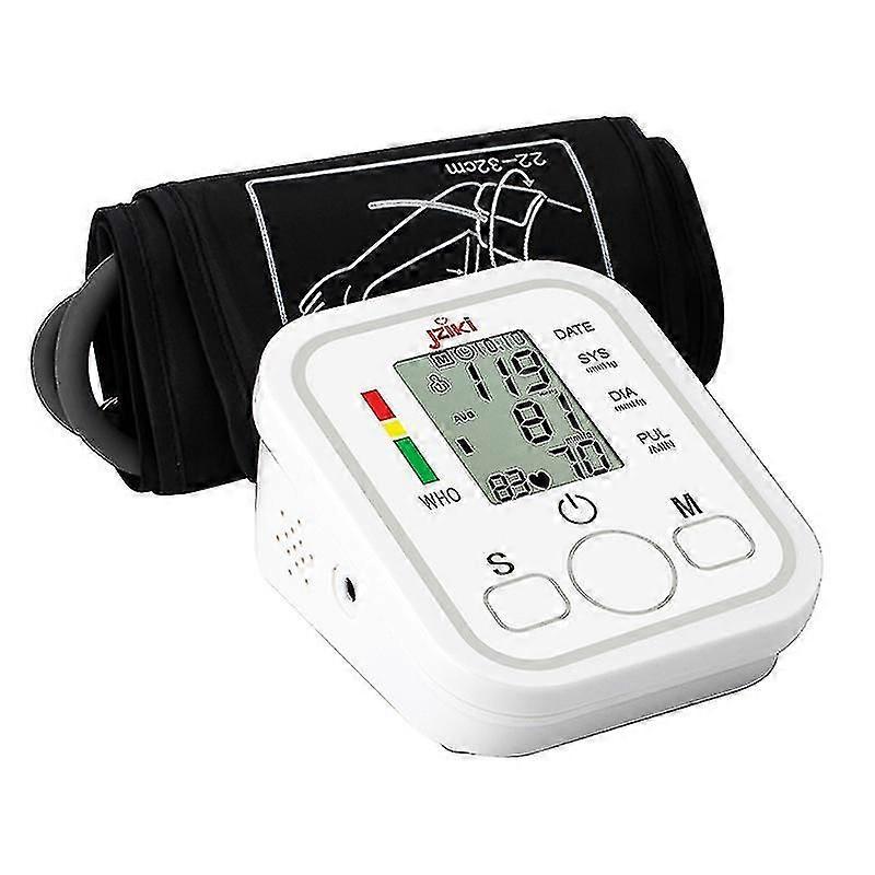 Portable Digital Automatic Upper Arm Blood Pressure Monitor Tester Heart Rate Machine 50% OFF