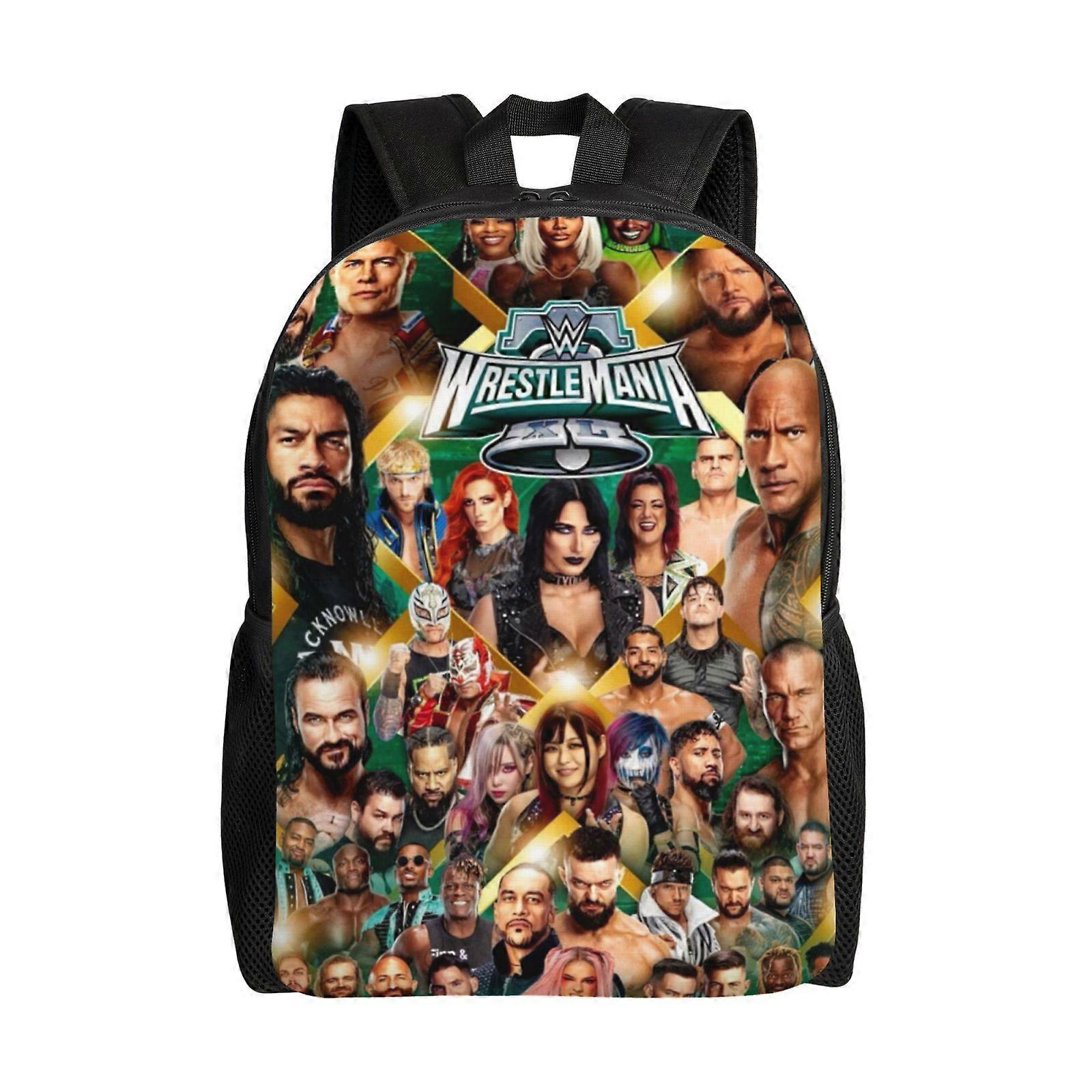 حقيبة ظهر xp955 WWE حقيبة ظهر مدرسية حقيبة ظهر للأطفال حقائب ظهر ، حقائب ظهر كبيرة خفيفة الوزن سعة العمل السفر غير رسمية أكتاف حقيبة النهار ، دعم المدرسة