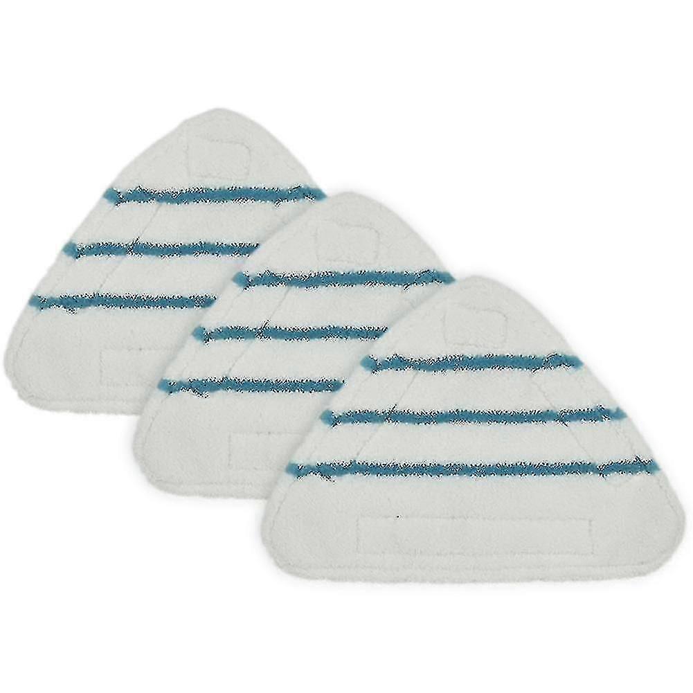 3pcs Steam Mop Replacement Pads Triangle Lavable Chiffon Nettoyage Sol Microfibre Mop Head Pad Steam