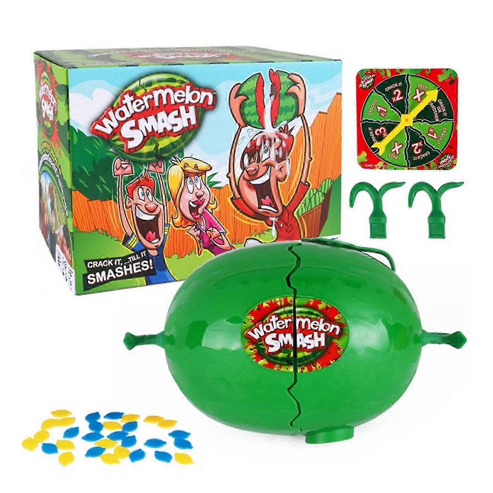 Watermelon Suspense Game Cracks You Lose Kids Prank Toy Fun Summer Party Game