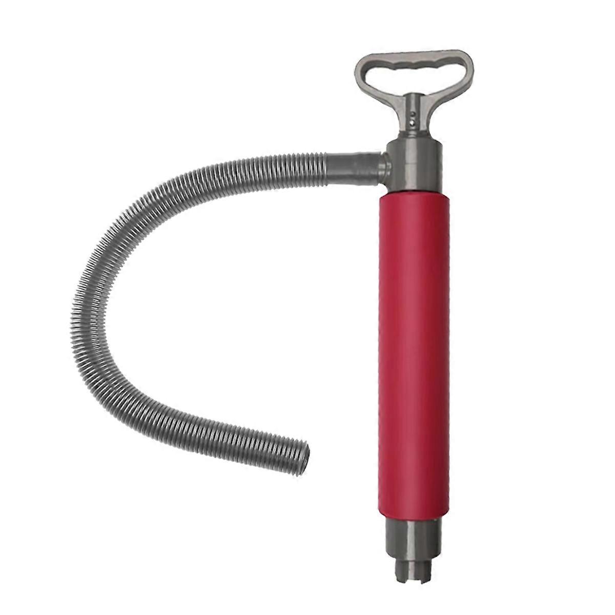 Marine Kayak Hand Bilge Pump 18 Inch Manual Hand Drainage Pumps for Kayaks Canoes and Boats Kayak Accessories Red