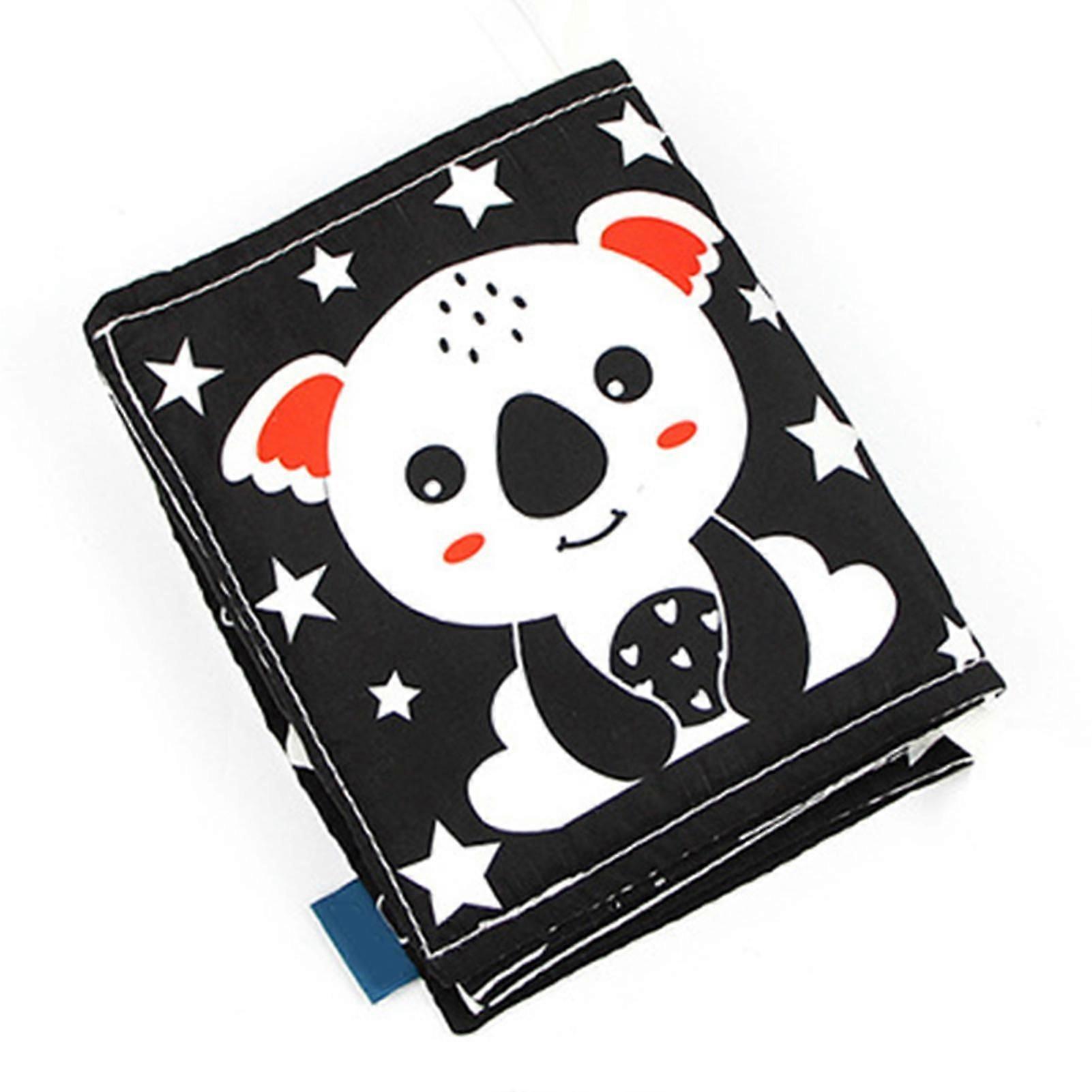 Fun Cartoon Soft Cloth Book for Baby Multifunctional Baby Sensory Interactive Toy for Toddlers