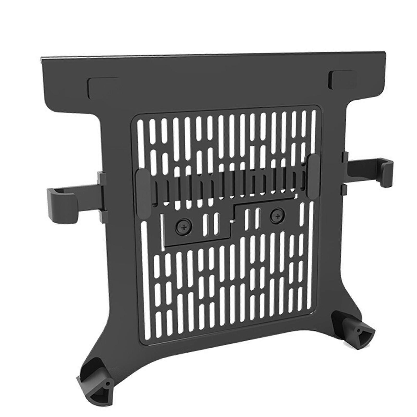 Laptop VESA Mount Tray Laptop Holder Arm Mount Attachment Ventilated Notebook Tray Laptop Tray  Black