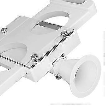 Hamburger presare mucegai maker antiaderent 2 găuri Abs Hamburger Press Patty Maker pentru cârnați umplutură mașină de tocat carne