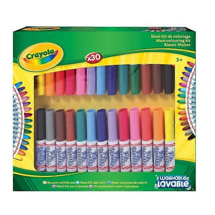 Maxi kit de coloriage « 30 mini feutres » Crayola