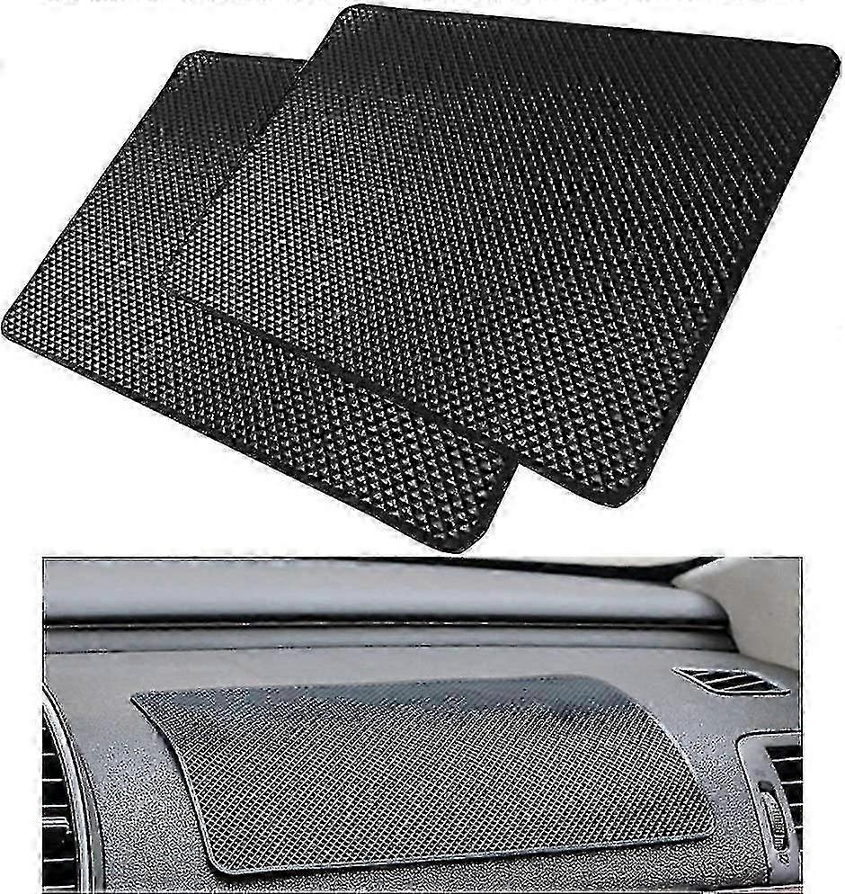 Set von 2 Anti-Rutsch Auto Armaturenbrett Matte Klebepad Klebrige Matte für Handy