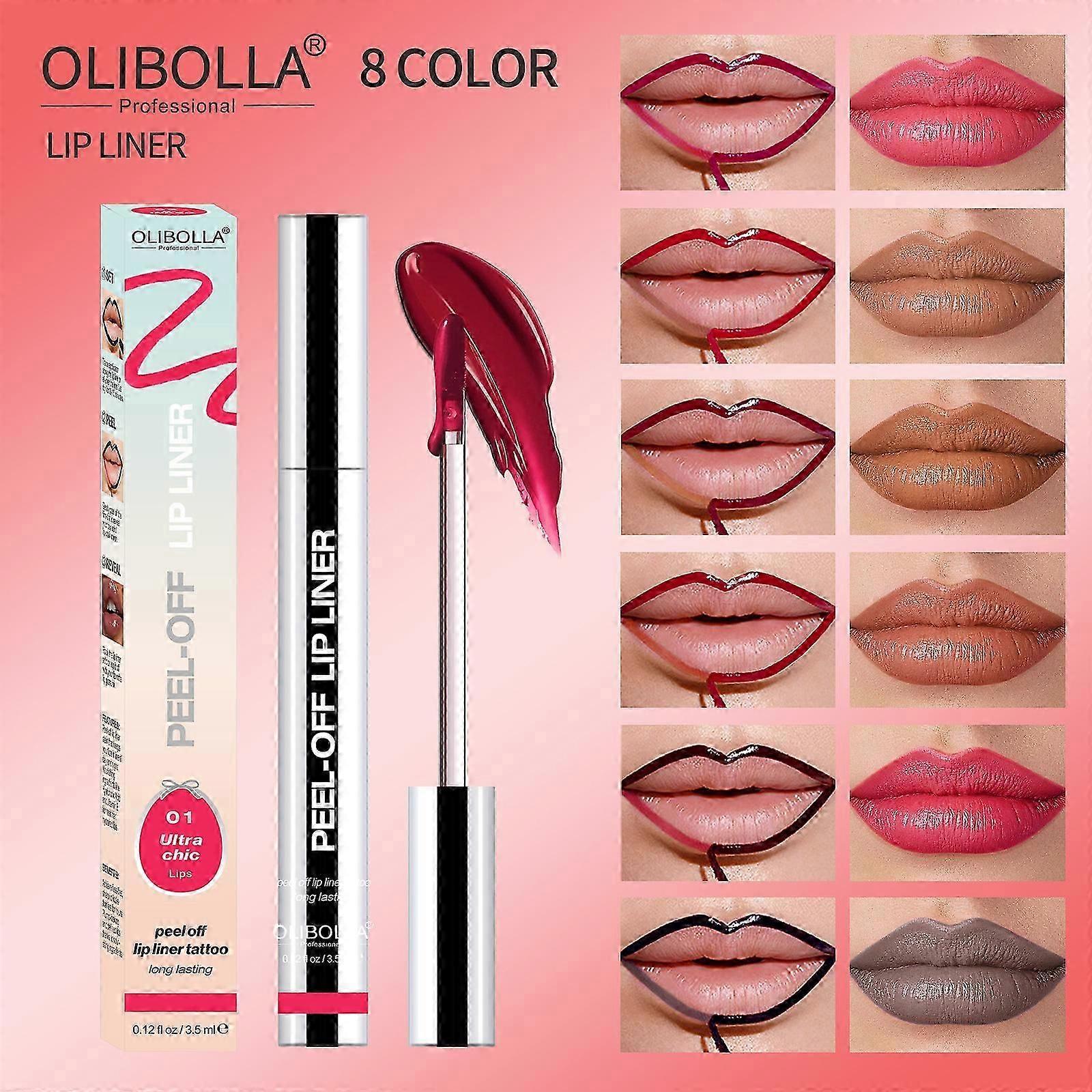 Tear-Off Lip GlazeMatte Lip Tinted Tearing Liquid Lipstick Waterprooffor All Skin Types