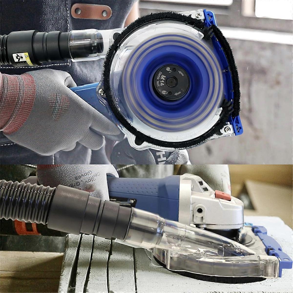 Dust Shroud for 5 Inch and 4-1/2 Inch Angle Grinder, Universal Grinding Shroud,Transparent Polycarbonate