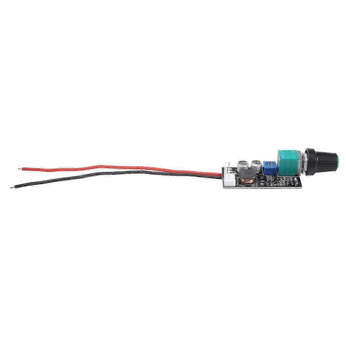 DC 5V 12V Adjustable PWM Fan Speed Controller+Knob Switch 2/3 Wire Fan Speed Governor Noise Reducti JN