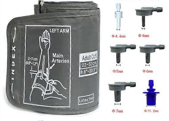 سوار قياس كبير جدًا 2025 متوافق مع جهاز Omron 9-21 بوصة (22-53 سم) XL