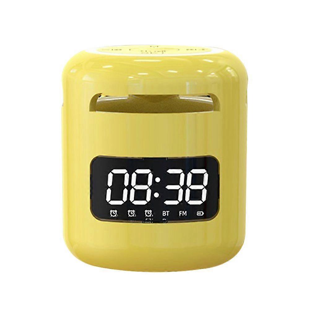 Night Light Bluetooth-compatible 5.0 Speaker Electronic Alarm Clock Bedside Lamp