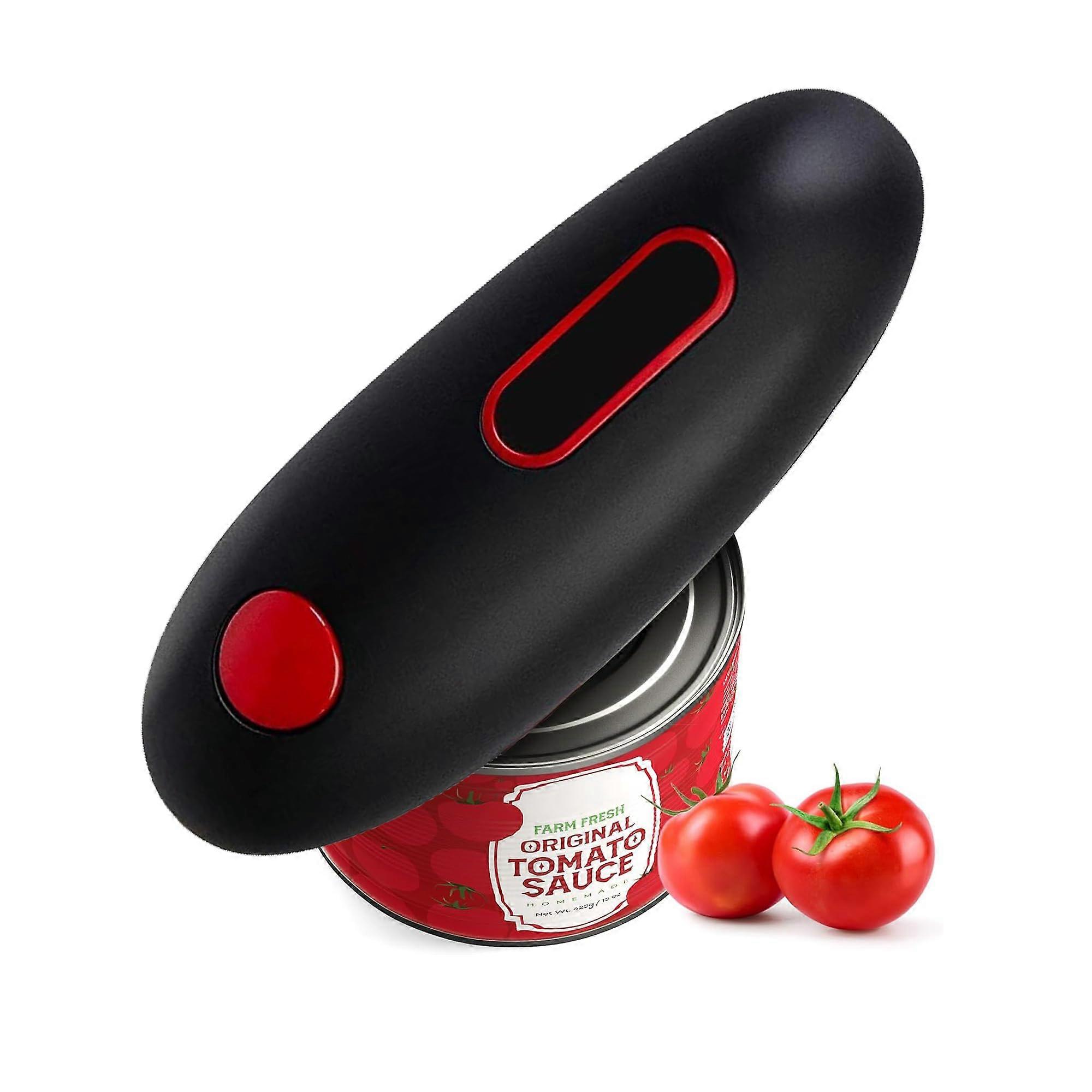 Electric Can Opener No Sharp Edge One-Touch Auto Shut Kitchen Gadgets for Seniors with Arthritis