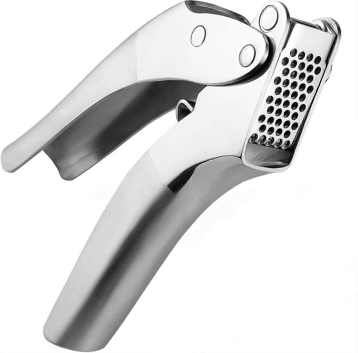 Premium Garlic Press Stainless Steel Mincer Easy Clean Durable Rust Proof Kitchen Tool for Cooking