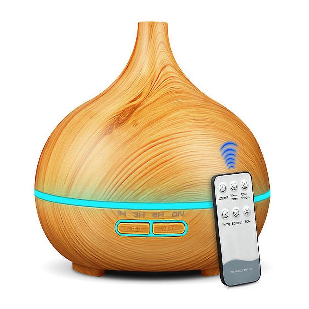 Aromatherapy Diffusers with Remote Control Function, Ultrasonic Cool Mist for Large Room Coverage, Essential Oil Diffuser with Waterless Shut Off, 7