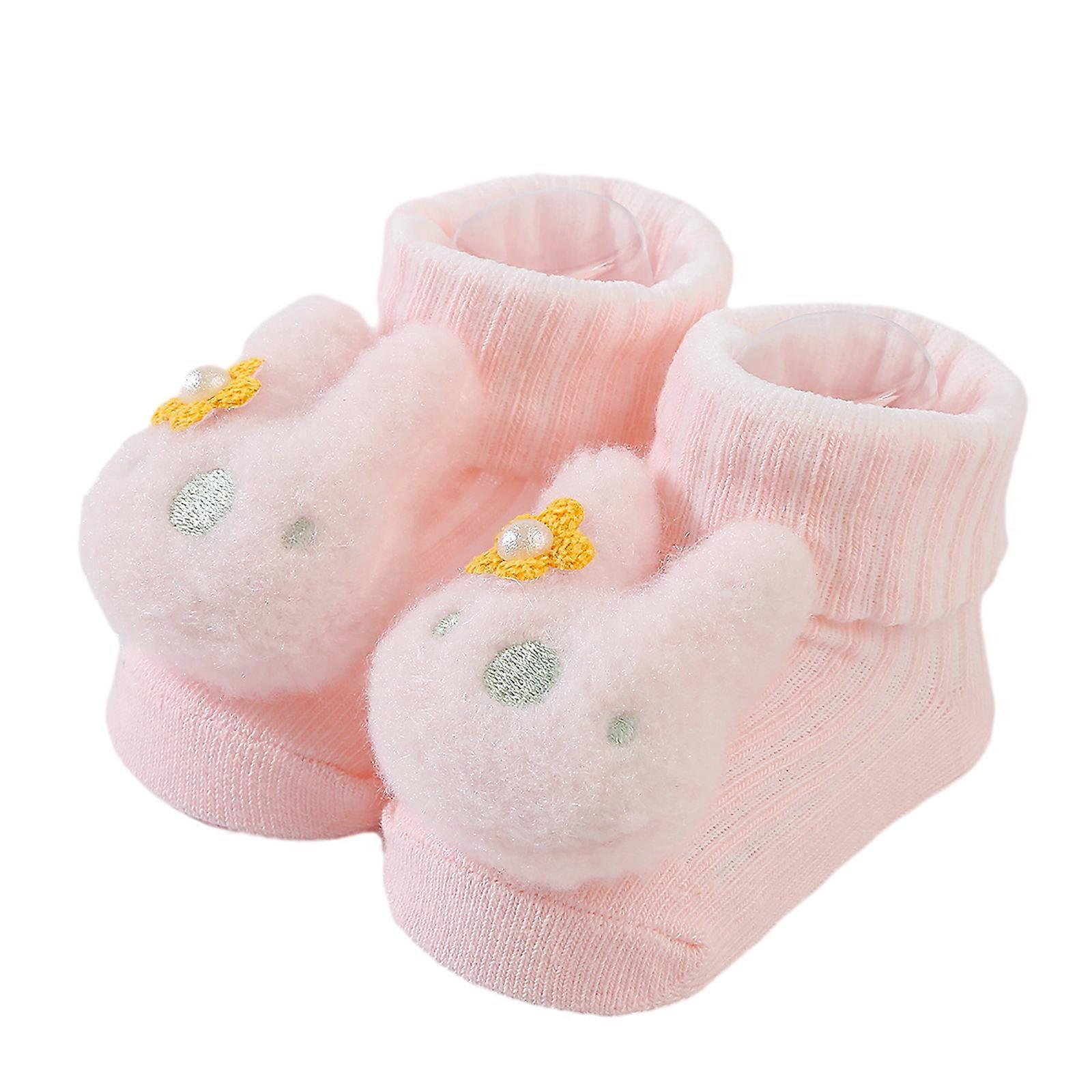 卡通幼儿婴儿地板袜儿童针织袜柔软厚实的儿童袜透气在冬天保持温暖和时尚M