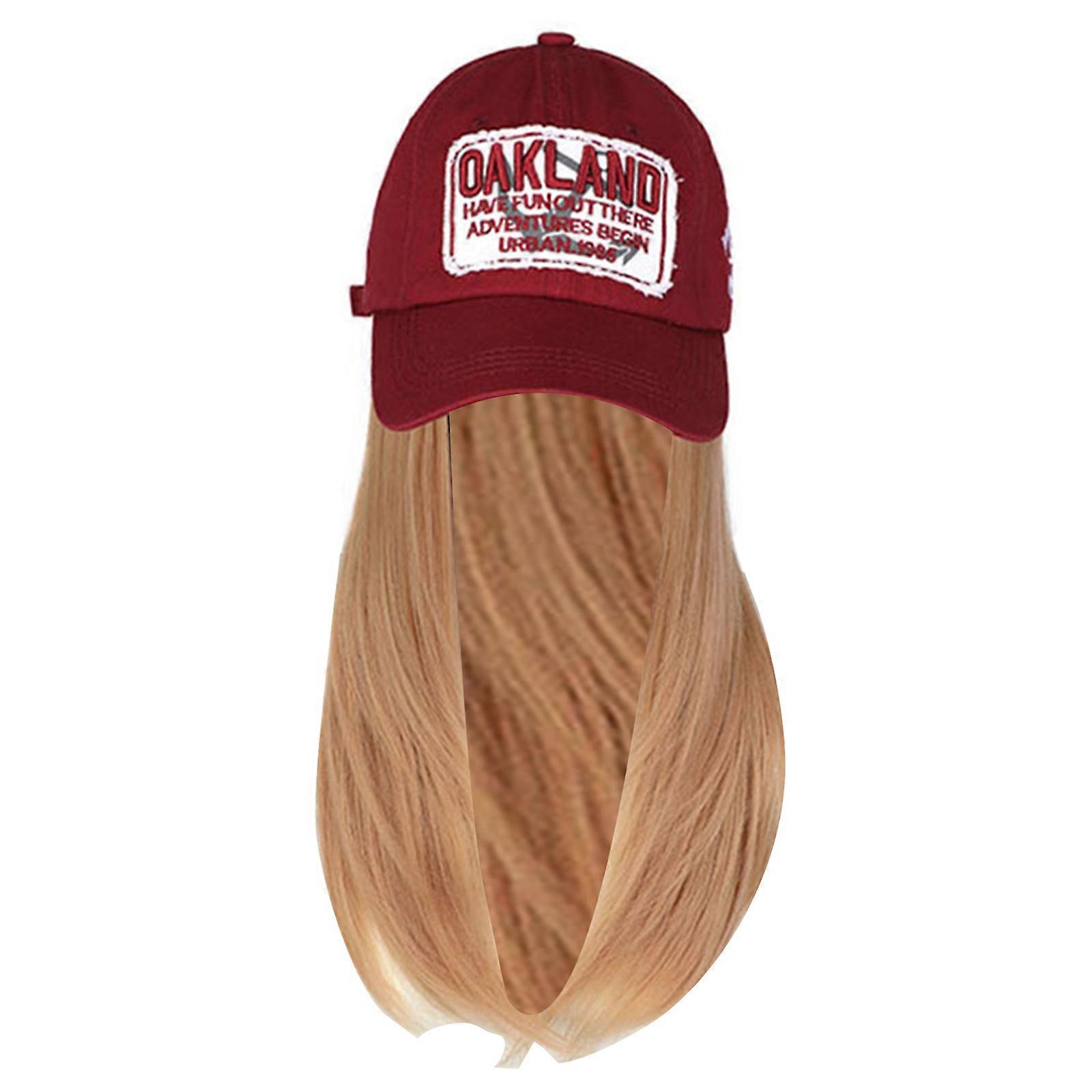 Multi-usage Perruques Longues Casquettes de Baseball avec Fibre Synthétique Cheveux Cosplay Soirée Chapeau De Baseball Chapeau De Mode Perruques Pour Style De Coiffure Rapide 9