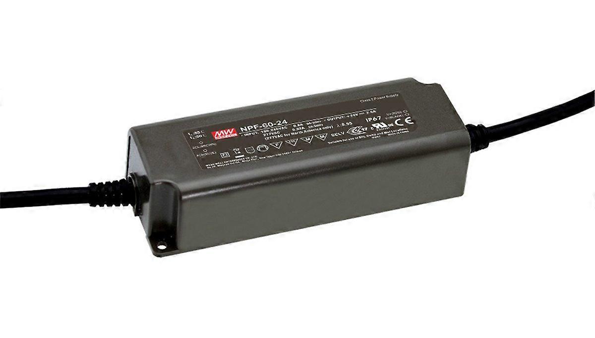 Mean Well NPF-60-12 12V 5A 60W Single Output Switching Power Supply with PFC for LED Lighting Applications