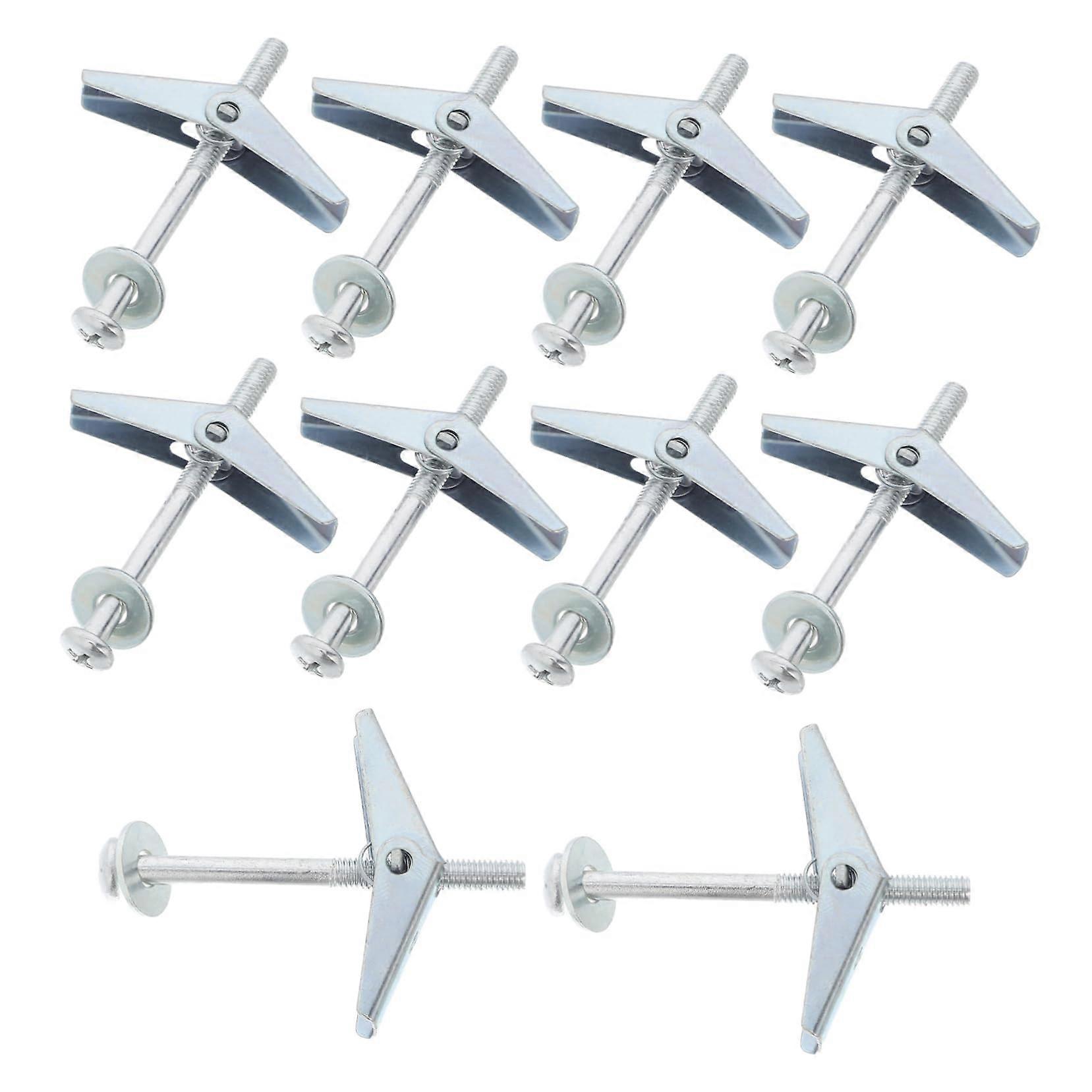 Petal Expansion Screws for Drywall Metal Anchors Set, Heavy Duty Easy Install 50 Pack, Compatible with Standard Sizes