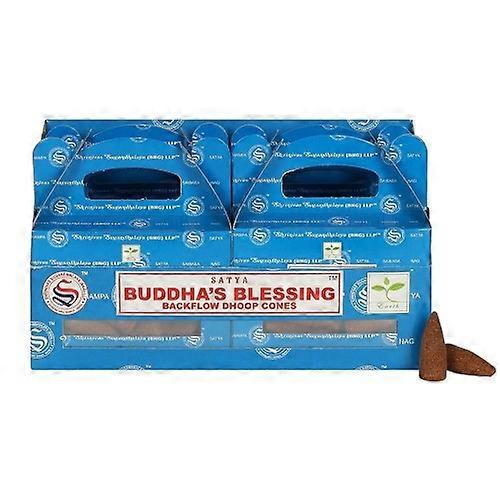 Satya Buddhas Blessing Backflow Incense Cones (Pack Of 144)