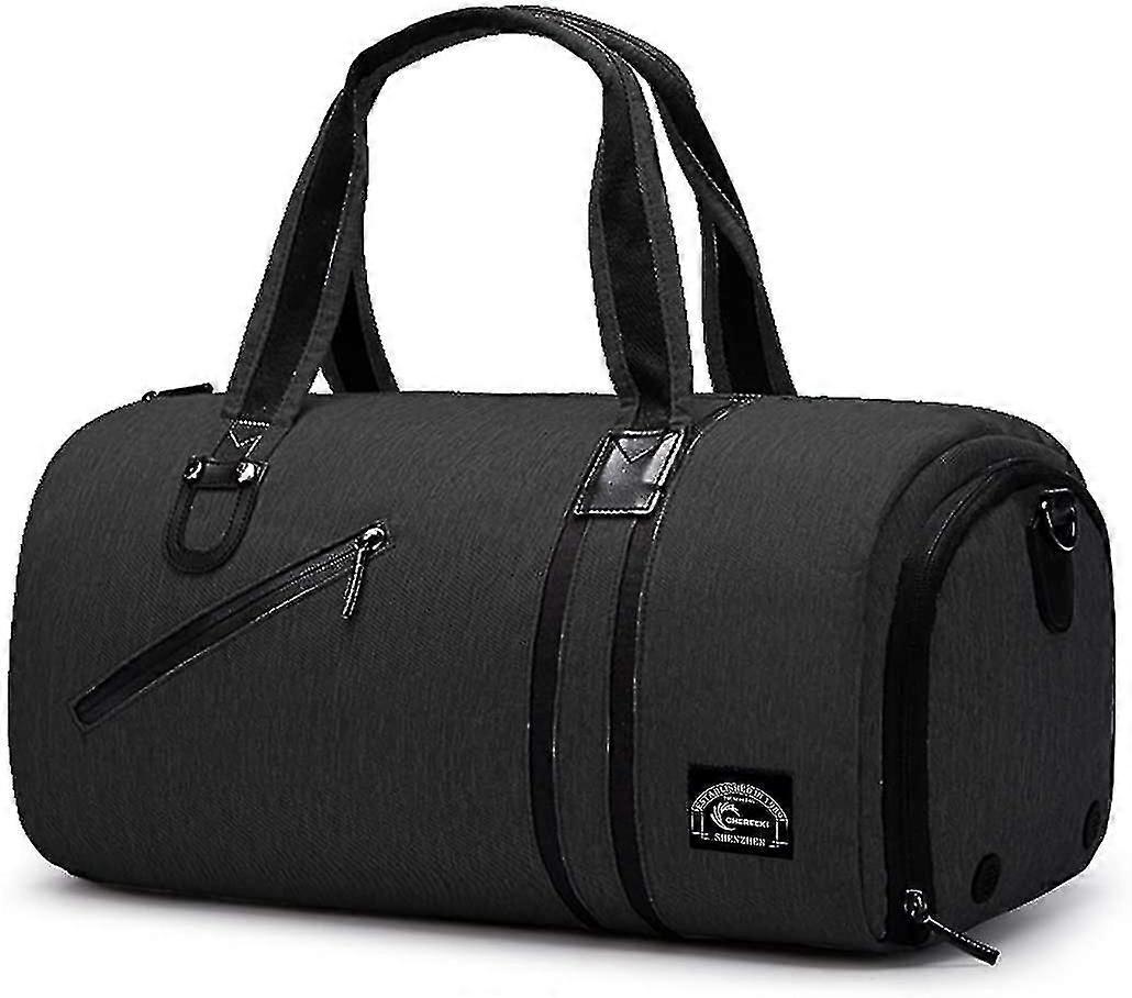 حقيبة من القماش مع مقصورة حذاء وجيب مبلل