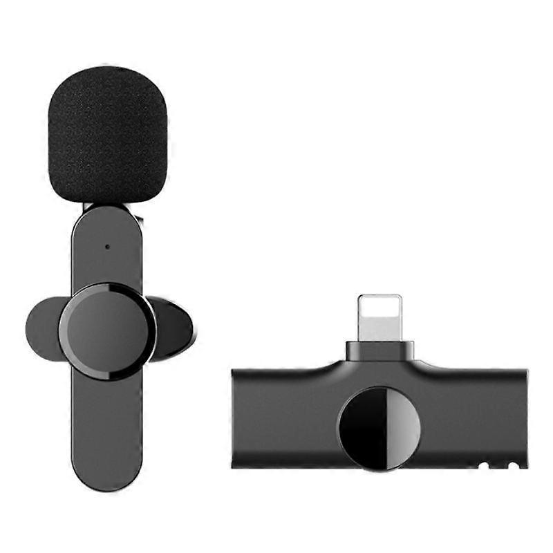 Plug Play Wireless Lavalier clip on Microphone for ios iphone
