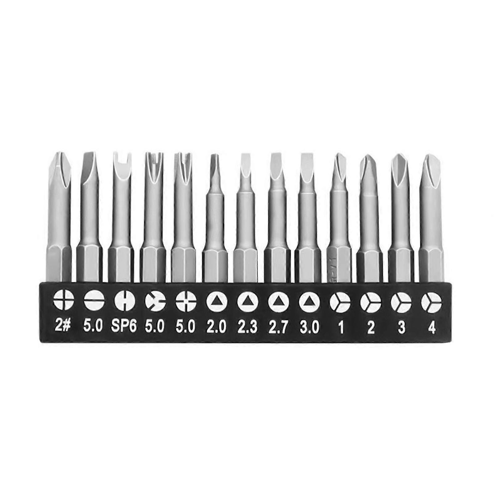 Multi Shape Screwdriver Bits Wear Resistant & Durable Screwdriver Bits