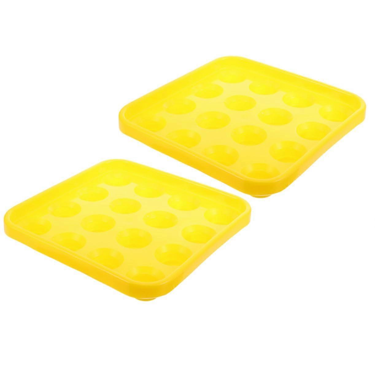 2Pcs Billiard Balls Tray Pool Ball Organizer for Standard Balls Easy Storage Billiard Ball Holder Accessory for Pool Tables and Games