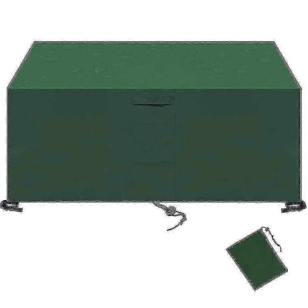 58 Sizes 420d Outdoor Patio Waterproof Oxford Garden Furniture Covers,green Edition 0607