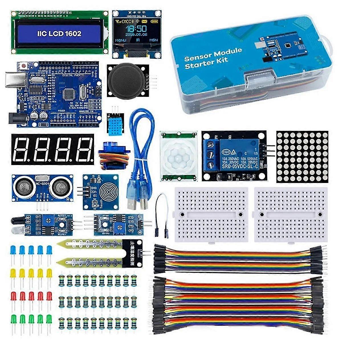Kit for LCD1602 OLED0.96 for R3 Set Improvement Development Board