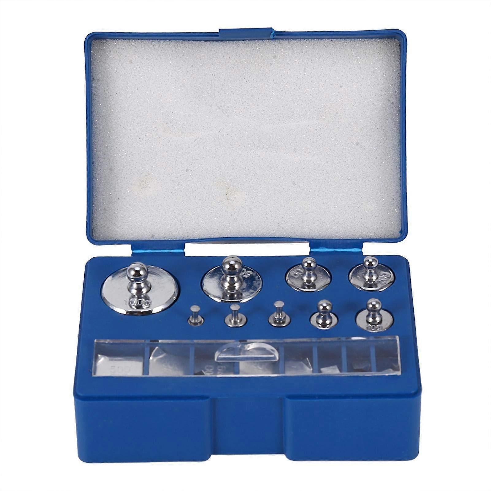 17Pcs Calibration Weight Set 211.1g Precision Scale Weights 10mg-100g for Digital Balance and Jewelry Scale