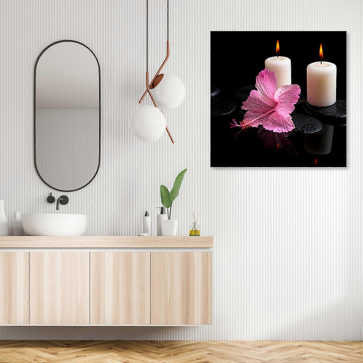 Fotobehang, Religieus - Paars - 40x40