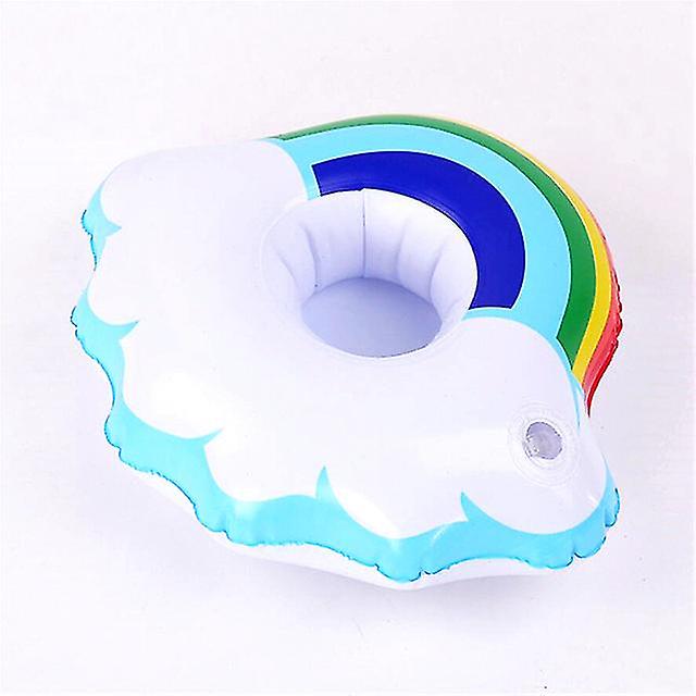 Inflatable Pool Floating Drink Holder Semi-round Shape