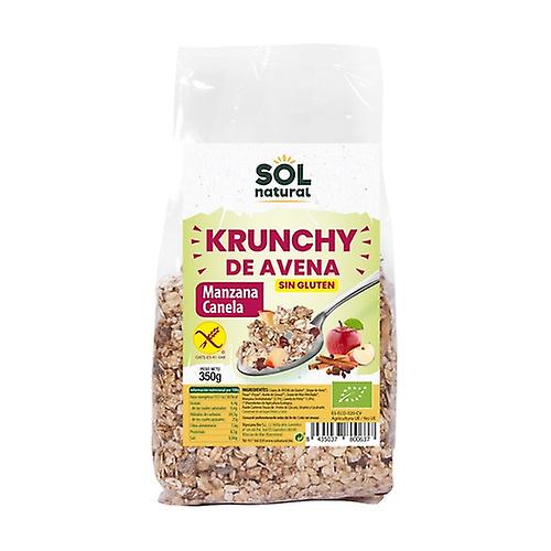 Gluten Free Krunchy Oatmeal Muesli with Apple and Cinnamon Bio 350 g