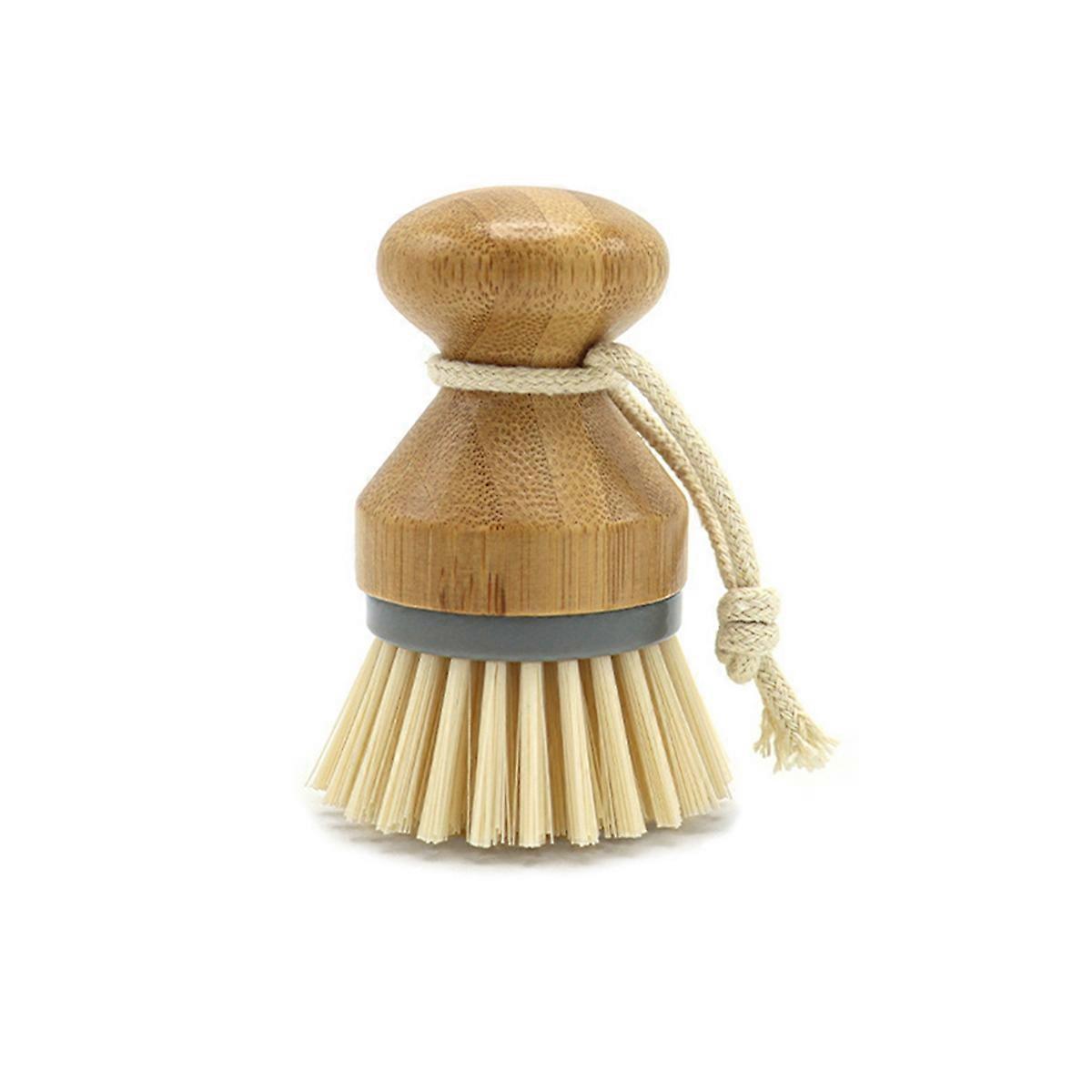 2 Pack Kitchen Cleaning Brush,Detachable Bamboo Dish Brush