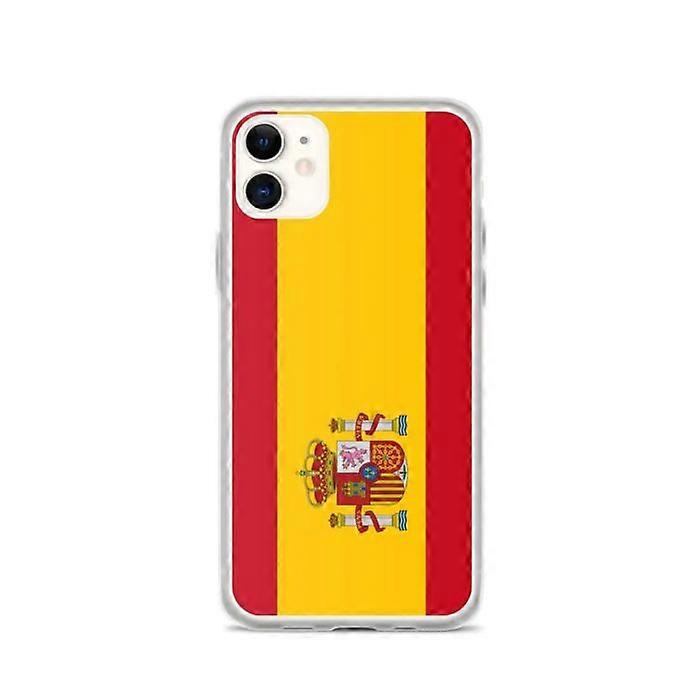 Phone Case - PIXELFORMA - Flag of Spain - Compatible with iPhone 11 - Flexible - Shockproof
