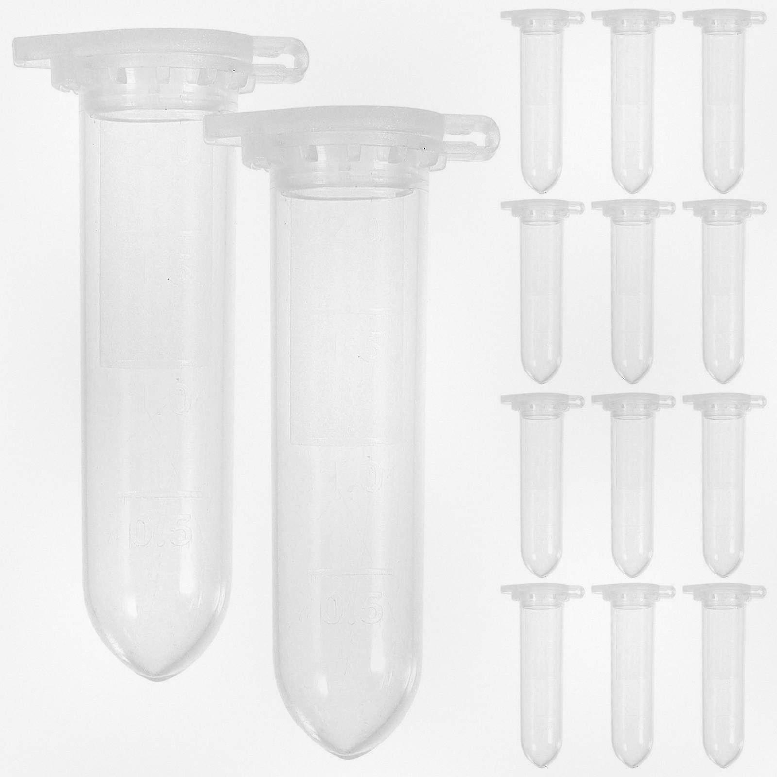 500 Pcs Plastic Container Laboratory Supplies 2ml Test Tube Centrifuge Tube Suitable for Laboratory Use
